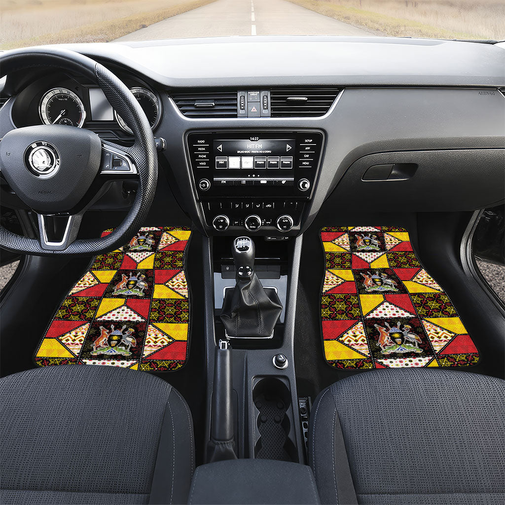 Uganda Christmas Car Mats Patchwork Style