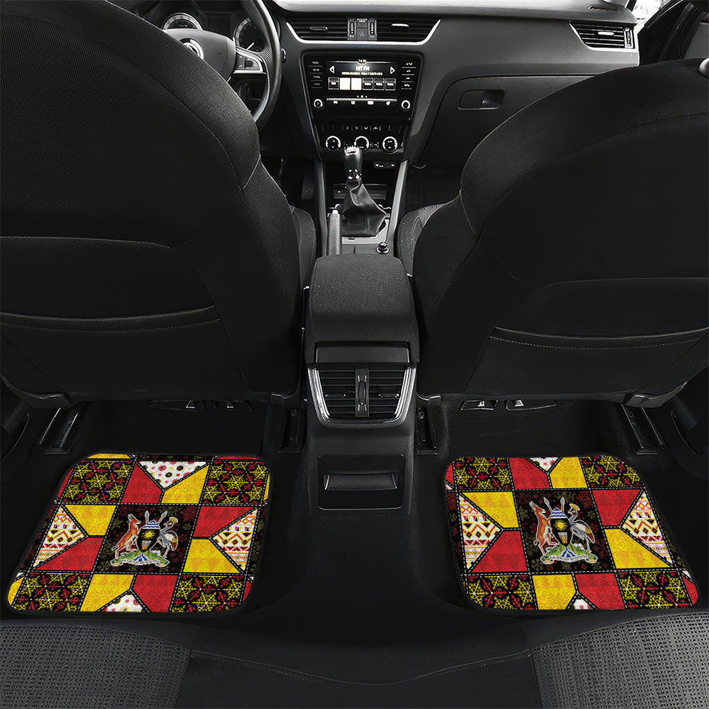 Uganda Christmas Car Mats Patchwork Style