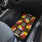 Uganda Christmas Car Mats Patchwork Style
