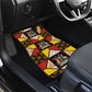 Uganda Christmas Car Mats Patchwork Style