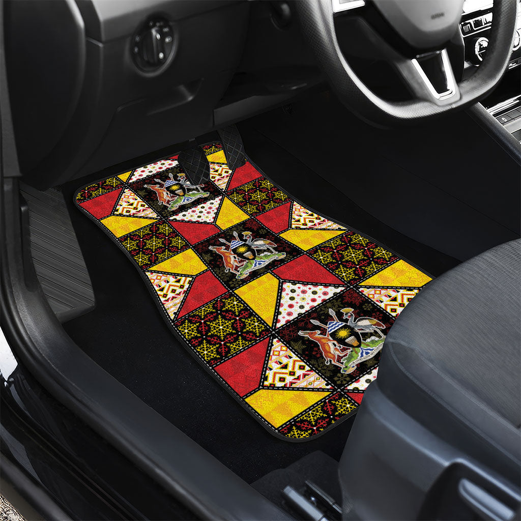 Uganda Christmas Car Mats Patchwork Style