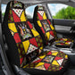 Uganda Christmas Car Seat Cover Patchwork Style