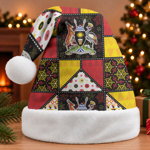 Uganda Christmas Santa Hat Patchwork Style