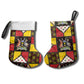 Uganda Christmas Stocking Patchwork Style