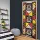 Uganda Christmas Door Cover Patchwork Style