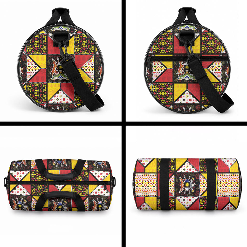 Uganda Christmas Duffle Bag Patchwork Style