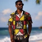 Uganda Christmas Hawaiian Shirt Patchwork Style