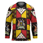 Uganda Christmas Hockey Jersey Patchwork Style