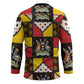 Uganda Christmas Hockey Jersey Patchwork Style