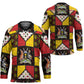 Uganda Christmas Hockey Jersey Patchwork Style