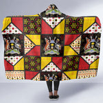 Uganda Christmas Hooded Blanket Patchwork Style