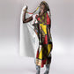 Uganda Christmas Hooded Blanket Patchwork Style