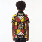 Uganda Christmas Kid Polo Shirt Patchwork Style