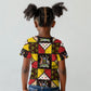 Uganda Christmas Kid T shirt Patchwork Style