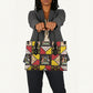 Uganda Christmas Leather Bag Patchwork Style