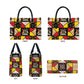 Uganda Christmas Leather Bag Patchwork Style