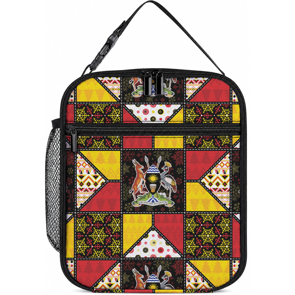 Uganda Christmas Lunch Bag Patchwork Style