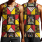 Uganda Christmas Men Tank Top Patchwork Style
