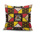 Uganda Christmas Pillow Cover Patchwork Style