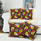 Uganda Christmas Pillow Cover Patchwork Style