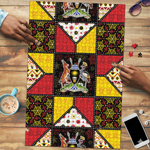 Uganda Christmas Puzzle Patchwork Style