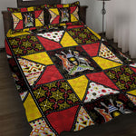 Uganda Christmas Quilt Bed Set Patchwork Style
