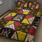 Uganda Christmas Quilt Bed Set Patchwork Style