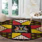 Uganda Christmas Round Carpet Patchwork Style