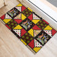 Uganda Christmas Rubber Doormat Patchwork Style