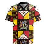 Uganda Christmas Rugby Jersey Patchwork Style