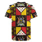 Uganda Christmas Rugby Jersey Patchwork Style