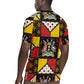 Uganda Christmas Rugby Jersey Patchwork Style