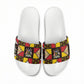 Uganda Christmas Slide Sandals Patchwork Style