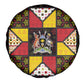 Uganda Christmas Spare Tire Cover Patchwork Style