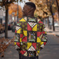 Uganda Christmas Sweatshirt Patchwork Style