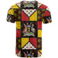 Uganda Christmas T shirt Patchwork Style