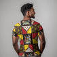Uganda Christmas T shirt Patchwork Style