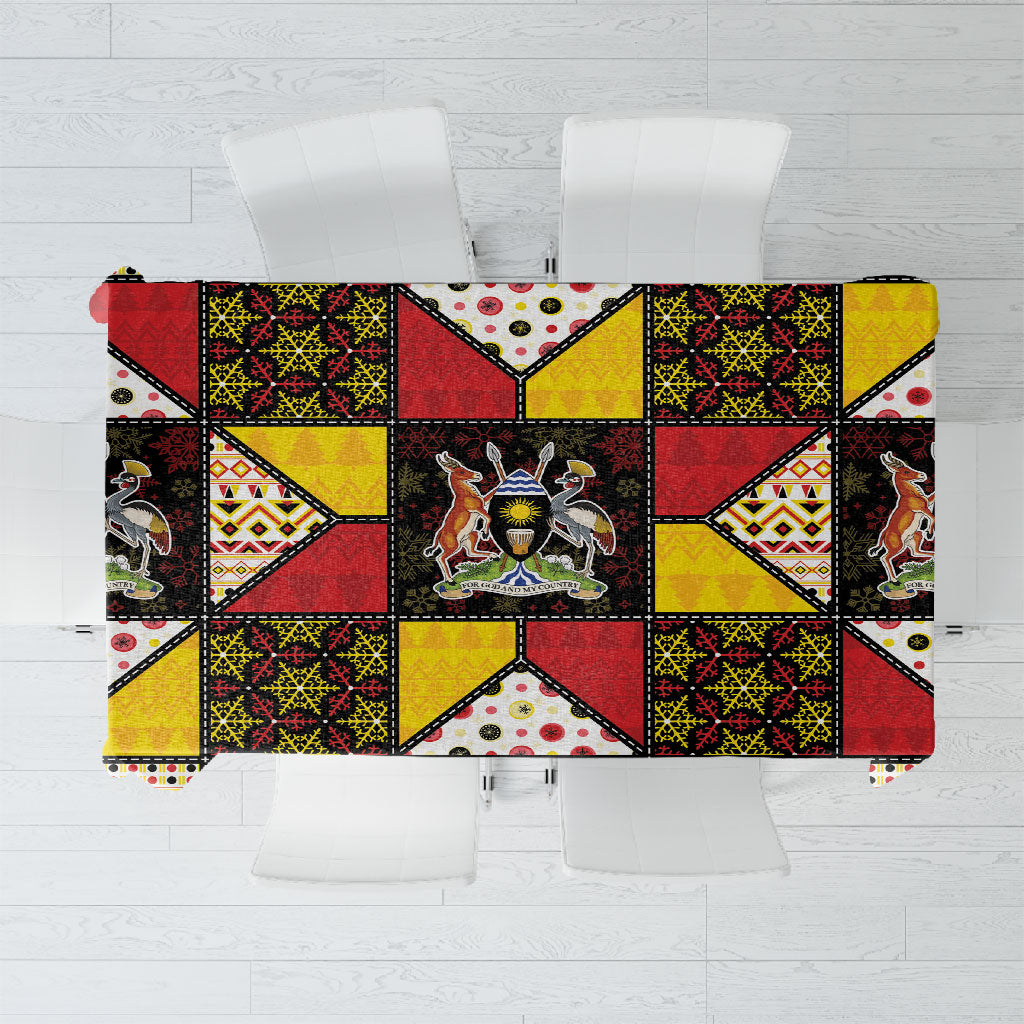 Uganda Christmas Tablecloth Patchwork Style