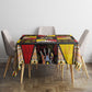 Uganda Christmas Tablecloth Patchwork Style