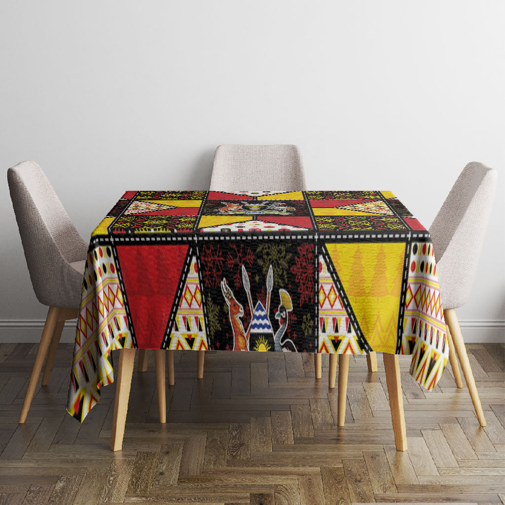 Uganda Christmas Tablecloth Patchwork Style