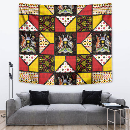 Uganda Christmas Tapestry Patchwork Style