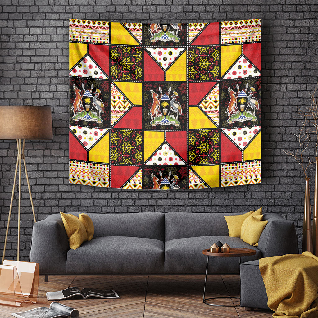 Uganda Christmas Tapestry Patchwork Style