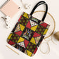 Uganda Christmas Tote Bag Patchwork Style
