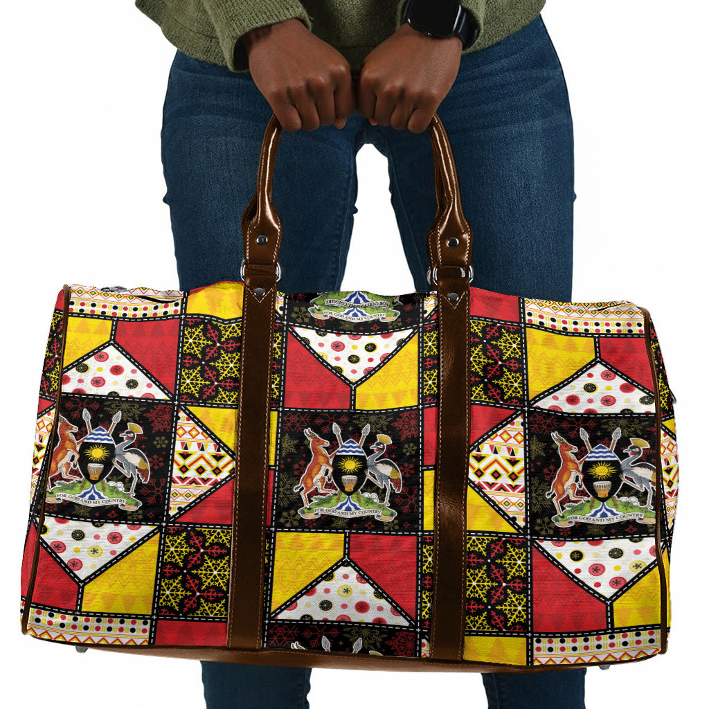 Uganda Christmas Travel Bag Patchwork Style