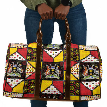 Uganda Christmas Travel Bag Patchwork Style