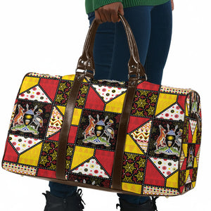 Uganda Christmas Travel Bag Patchwork Style