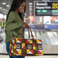Uganda Christmas Travel Bag Patchwork Style