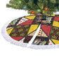 Uganda Christmas Tree Skirt Patchwork Style