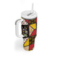Uganda Christmas Tumbler With Handle Patchwork Style