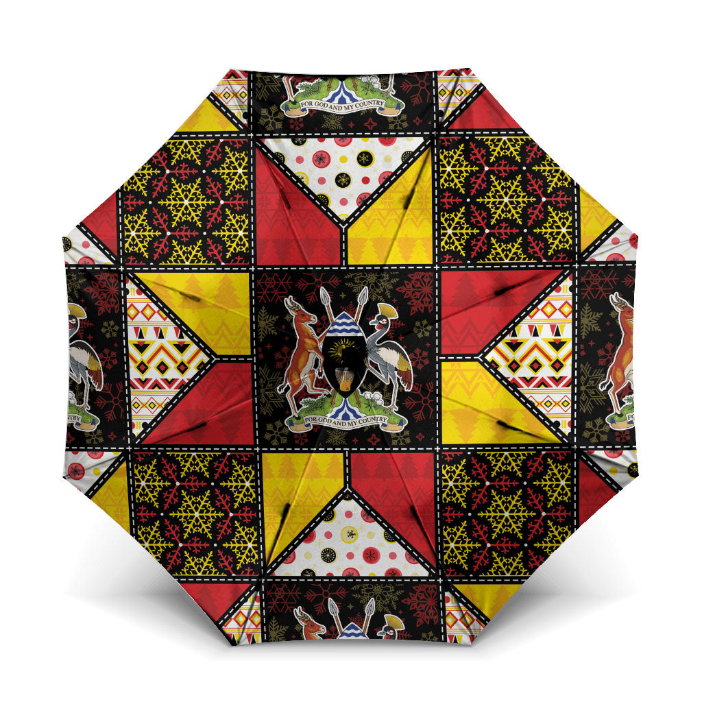 Uganda Christmas Umbrella Patchwork Style